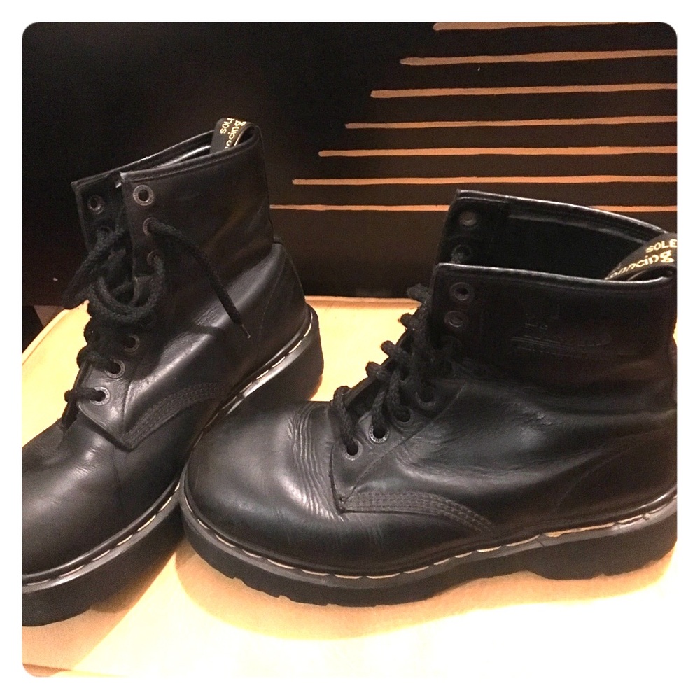 platform doc marten boots
